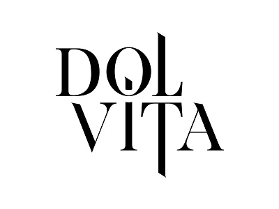 Dol Vita [singer-songwriter Logo] 2d band band artwork branding coffee custom logo musician sexy sharp singer typography
