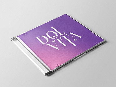 Dol Vita [singer-songwriter Logo] 2d album cover band branding design flat lettering logo singer type typography vector