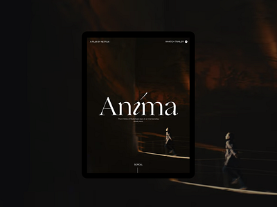 Anima design minimal typography ui uiuxdesign web webdesign website