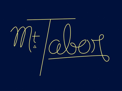 MW/D-013: Mt. Tabor type typography