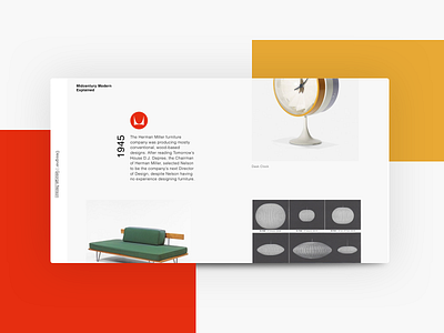 New project: Midcentury Modern Explained clean design furniture herman miller industrial design midcentury modern typography ui vintage web web design website