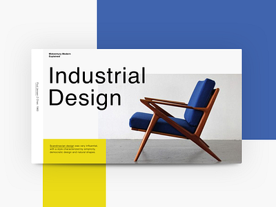 New project: Midcentury Modern Explained clean design desktop furniture midcentury modern typography ui web website