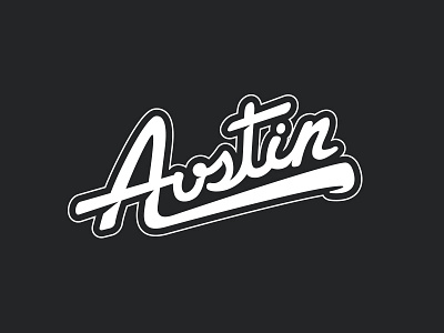 Austin, Texas austin lettering script texas