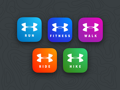 MapMy Icon Suite app fitness hike icon ios mapmyrun ride run store walk