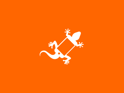 iPhone Gecko (GetGo Games Logo) app design gecko iphone lizard logo