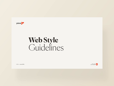 Yova Web Style Guidelines button development financial framework front end guidelines investment mobile responsive responsive web design rules style guide styleguide ui ux webdesign website design yova