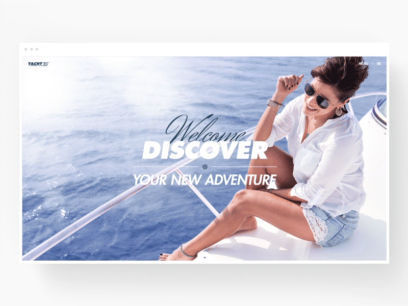 Yachteo — Intro chartering concept fiftyseven interactive luxury product ui ux web yacht yachteo