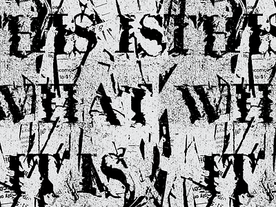 This Is What It Is font texture type typeface typography