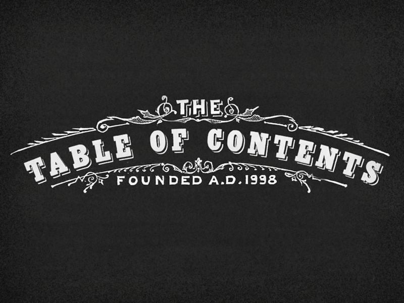 Table Of Contents by Andrew Hochradel on Dribbble