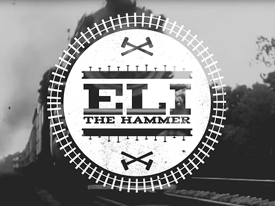 Boxer Logos #3 - Eli 'The Hammer' badge branding color lettering letters logo mark type typography vintage