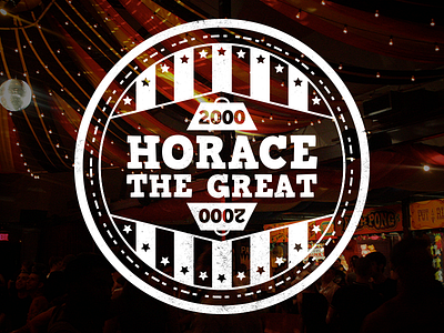 Boxer Logos #5 - Horace The Great badge branding color lettering letters logo mark type typography vintage