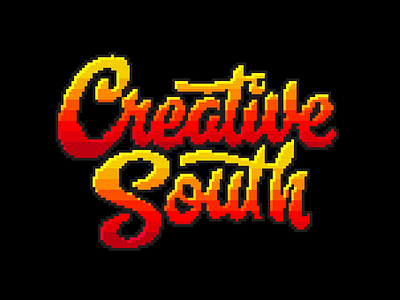 Creative South 2019 - Logo 8bit branding color creativesouth cs19 font gaming lettering letters logo pixel animation pixel art type typography