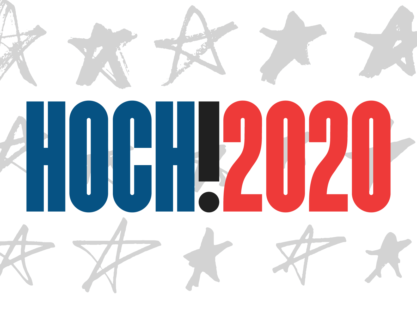 HOCH!2020 - ADOBE MAX branding campaign color election font lettering letters mark type typeface typography