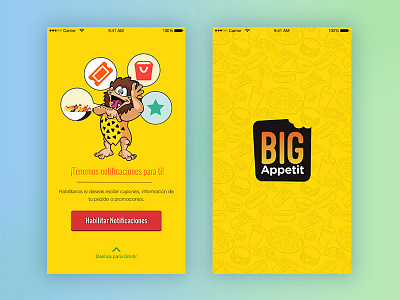 Bigappetit app ux design