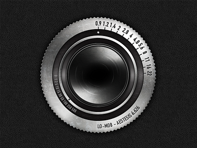 Lomob Lens For Dribbble app camera icon ios lens lo mob photography retro vintage