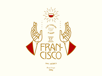 ST. Francisco Coffee label