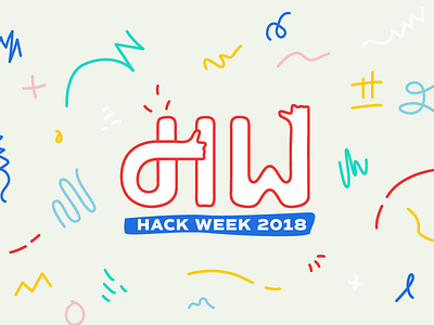 Hack week 2018 hack week hackaton hackweek patten tech company typogaphy