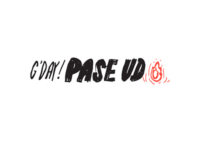 G'day! Pase Ud
