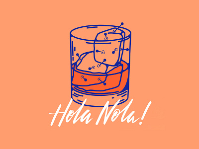 Hola Nola! drink hola ice new orleans nola rocks voodoo whiskey