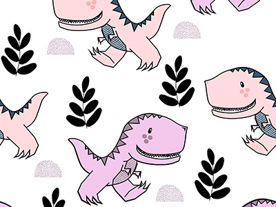 The Queen dinos dinosaur pattern