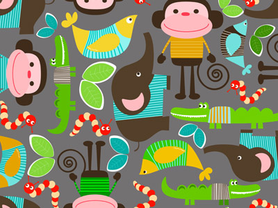 Sweaters animals illustration monkeys