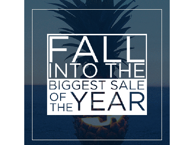 Fall Sale Gif fall gif pineapple sale