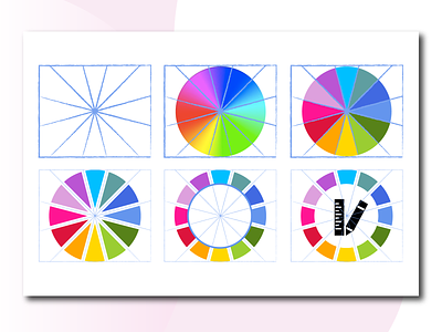 WeaveUp Channel Customizer Logo branding color wheel colors illustration logo logo design