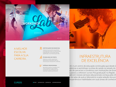 Educac Brasil colors design landing modern ui ux web website