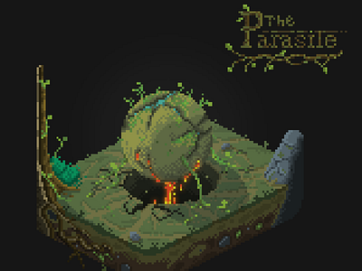 Slice of Fantasy - The Parasite 16bits. 8bit concept concept art desert design environment design game art gamedev isometric low poly pixel art