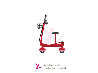 Vehicles theme - scooter design icon scooter vector
