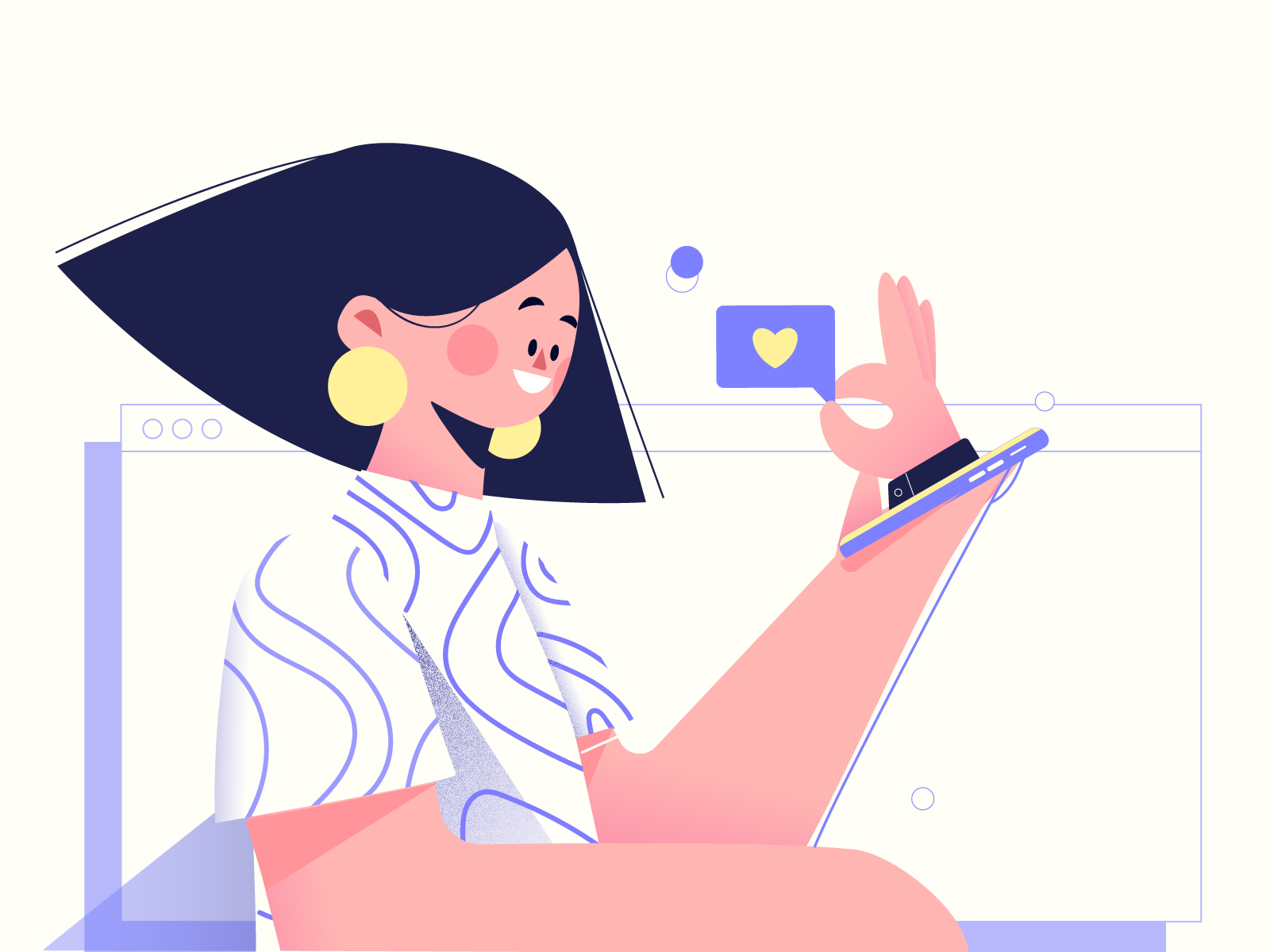 Likes by Jessica Flores for Felic Art on Dribbble