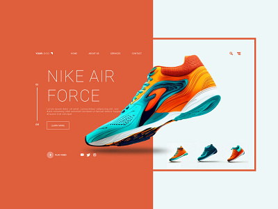 Nike Website Design For Sale