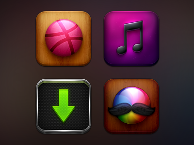 Candlejack: A Few Random Icons dribbble icon installous ios iphone itunes macristocracy retina theme winterboard