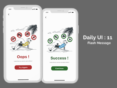 Daily UI :: Day 011 Flash Message
