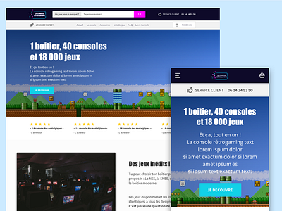 RETROGAMING DRIBBLE NEW design digitalisation ecommerce ecommerce design gaming mobile mobile design ui uidesign uiux ux uxdesign web webdesign website