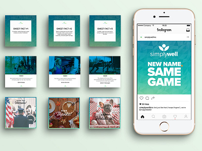 Rebrand: SimplyWell Instagram