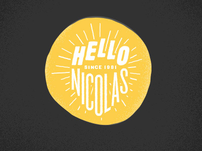 Hellonicolas Logo v5 - WIP!
