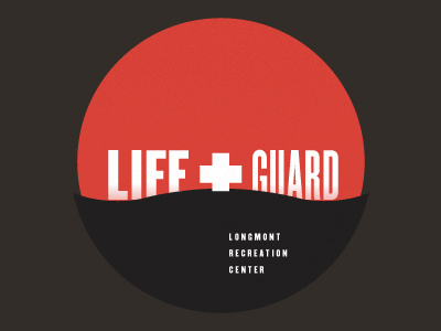 LIFE+GUARD v2 boulder lifeguard logo type
