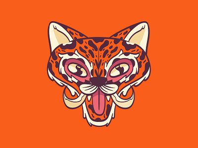 Tiger Mask adobe illustrator animal character design colorful digital illustration illustration mask tiger