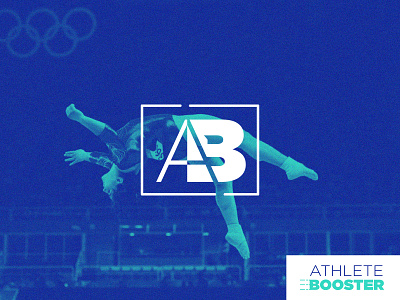 Athlete Booster Branding athlete athlete branding brand brand identity branding branding design olympic sponsorship sports
