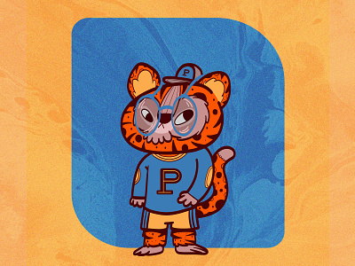School Mascot cat character character design characters college feline illustration leopard mascot pet school tiger