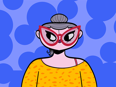 Portrait of a girl adobe illustrator character colorful fashion girl happy illustration kawaii portrait vector