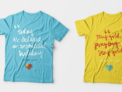 Literacy For All collateral hand lettering kids literacy non profit typography