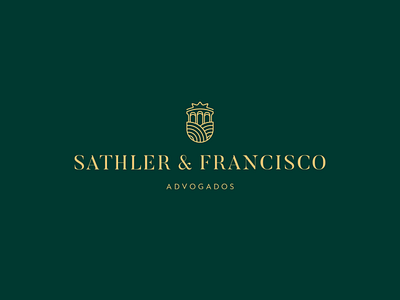 Sathler & Francisco Advogados Brand brand identity brand logo design branding capixaba law firm