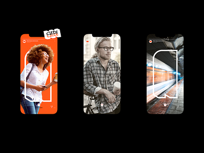 Citte - Stories Instagram brand branding ceara clean concept concept design smartcities