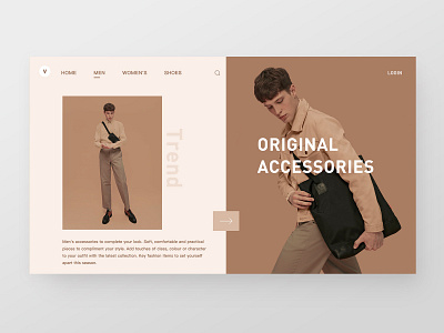 Ecommerce Website brand ecommerce homepage ui ux web design