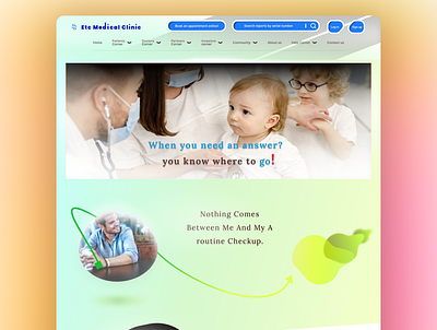 Meraki - Medical clinic website / Ui Ux design graphic design ui ux website