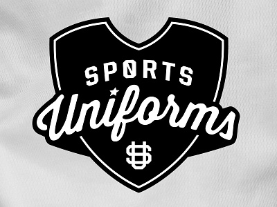 SPORTS UNIFORMS design identity logo shield sport