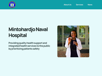 Mintohardjo Naval Hospital Landing Page (Redesign) bootstrap css design html landing page scss web design website