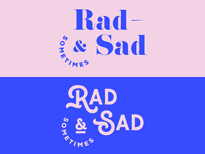 The Feels ampersand brand design feelings flat minimal mood stickers tshirt type typography
